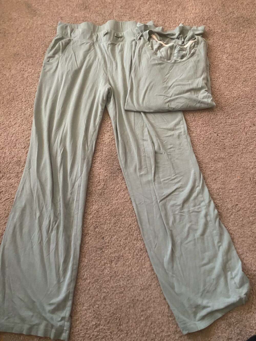 L.L.Bean Shrink-Free Organic Cotton/Modal Lounge Set- small